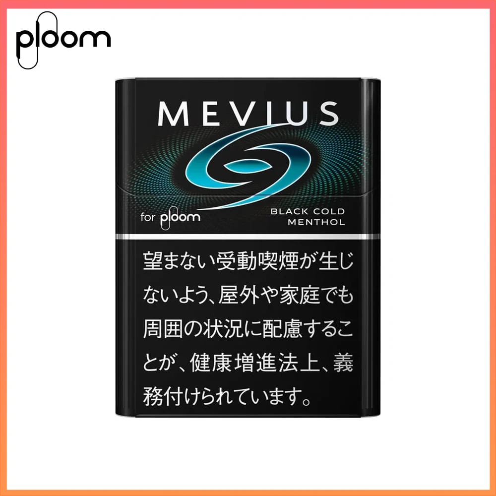 MVEIUS-黑冰薄荷 Ploom x AURA MEVIUS BLACK COLD黑冰薄荷煙彈
